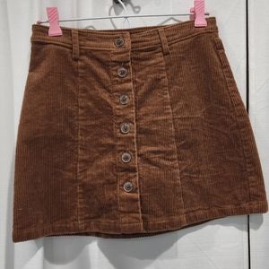 Corduroy Skirt